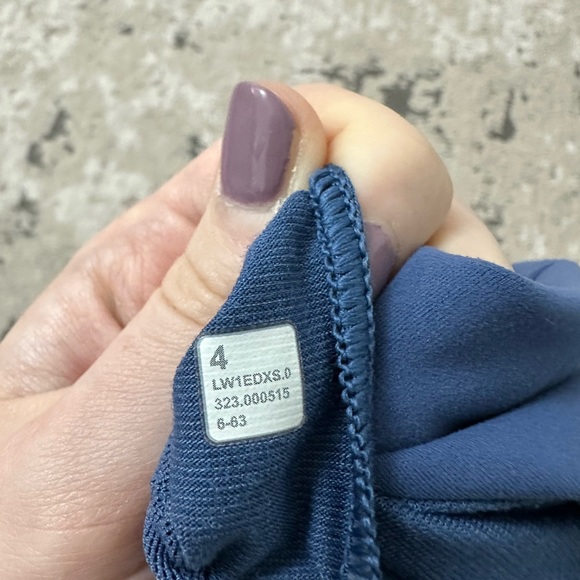 Lululemon Wunder Train Strappy Tank Top Size 4 in Pitch Blue - Picture 5 of 5